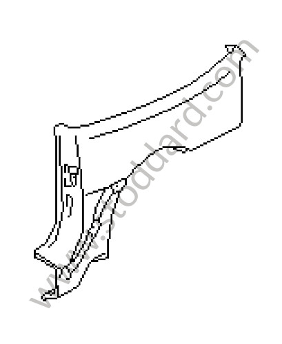 94150390112 - SIDE SECTION for Porsche 968 &bull; 1992 &bull; 968 &bull; Cabrio &bull; Manual Gearbox, 6 Speed