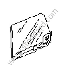 DOOR GLASS GREEN / GREEN / LEFT (94154290310)