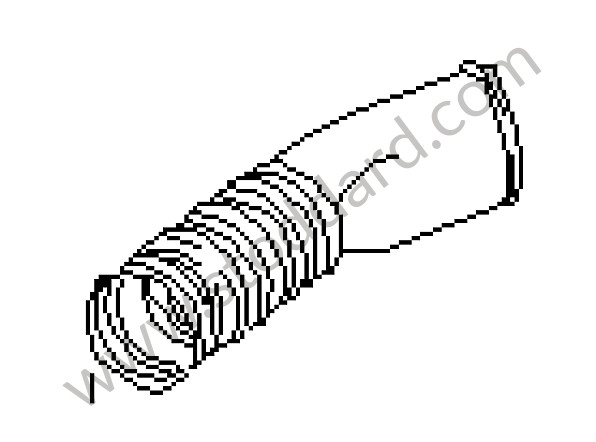 94157242510 - AIR DUCT for Porsche 944 89-91 &bull; 1991 &bull; 944 Turbo &bull; Cabrio &bull; Manual Gearbox, 5 Speed