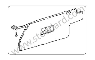 SUN VISOR Left-hand drive / black / black (70A) / RIGHT (9417310321170A)