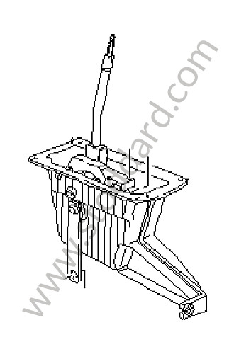 94342601105 - SELECTOR LEVER for Porsche 993 &bull; 1994 &bull; 993 Carrera 2 &bull; Cabrio &bull; Automatic Gearbox