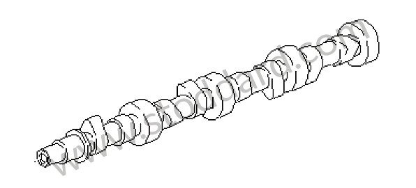 94410515510 - CAMSHAFT for Porsche 944 89-91 &bull; 1989 &bull; 944 2.7 &bull; Coupe &bull; Automatic Gearbox