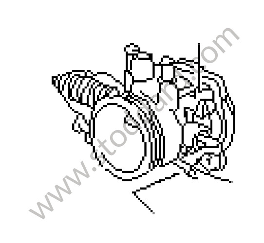 94411002503 - THROTTLE BODY for Porsche 968 &bull; 1992 &bull; 968 &bull; Cabrio &bull; Automatic Gearbox