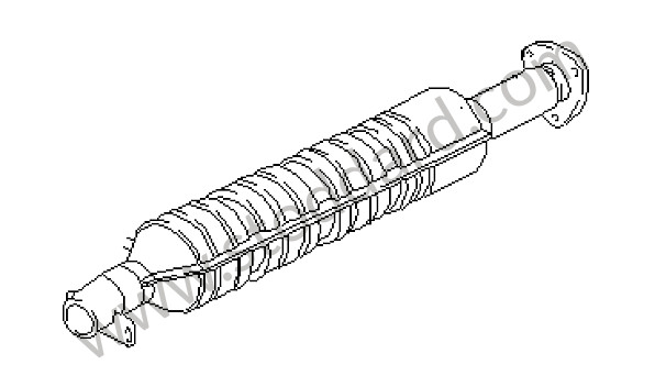 94411198905 - CATALYTIC CONVERTER for Porsche 944 89-91 &bull; 1989 &bull; 944 2.7 &bull; Coupe &bull; Manual Gearbox, 5 Speed