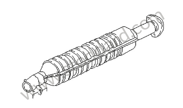 94411198905 - CATALYTIC CONVERTER for Porsche 924S &bull; 1988 &bull; 924S 2.5 &bull; Coupe &bull; Manual Gearbox, 5 Speed
