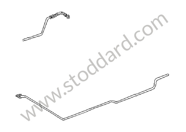 94430700403 - PRESSURE LINE for Porsche 944 82-85 &bull; 1982 &bull; 944 2.5 &bull; Coupe &bull; Automatic Gearbox