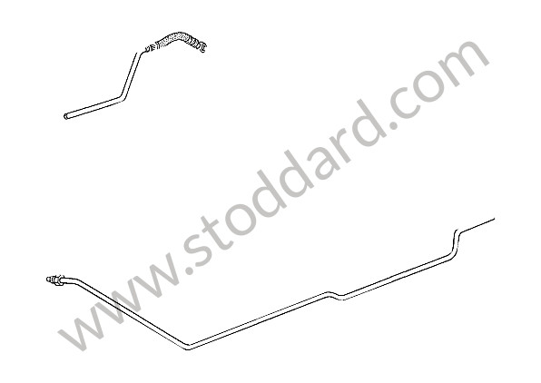 94430700403 - PRESSURE LINE for Porsche 944 85-88 &bull; 1988 &bull; 944 2.5 &bull; Coupe &bull; Automatic Gearbox