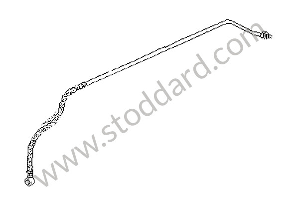 94430701007 - PRESSURE LINE for Porsche 944 82-85 &bull; 1982 &bull; 944 2.5 &bull; Coupe &bull; Automatic Gearbox