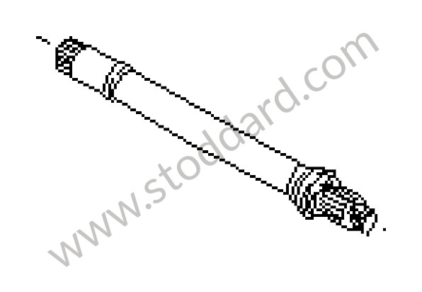 94433221100 - DRIVE SHAFT for Porsche 968 &bull; 1992 &bull; 968 &bull; Coupe &bull; Automatic Gearbox