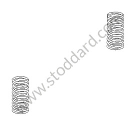 COIL SPRING PAIR / BLUE / BLUE / OPTION: SPORT TYPE RUNNING GEAR (Option code: M030) (94434353110954)