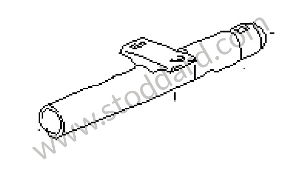 94434706304 - STEERING COLUMN TUBE for Porsche 968 &bull; 1992 &bull; 968 &bull; Cabrio &bull; Automatic Gearbox