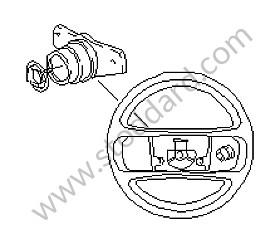 STEERING WHEEL BLACK / BLACK / OPTION: 4 SPOKES STEERING WHELL (LEATHER), DIAMETER 363MM (Option code: M431)