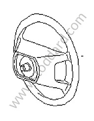 STEERING WHEEL magenta / magenta (4XW) / OPTION: WITHOUT AIRBAG (Option code: M564)