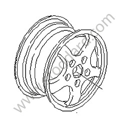 DISC WHEEL ET 52 MM / METALLIC SILVER GREY / METALLIC SILVER GREY / 6 X 16 INCHES / FRONT (94436211200)