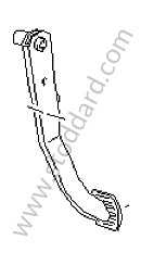 BRAKE PEDAL Left-hand drive