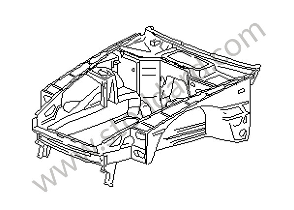 94450101132GRV - FRONT PART for Porsche 968 &bull; 1992 &bull; 968 &bull; Coupe &bull; Automatic Gearbox
