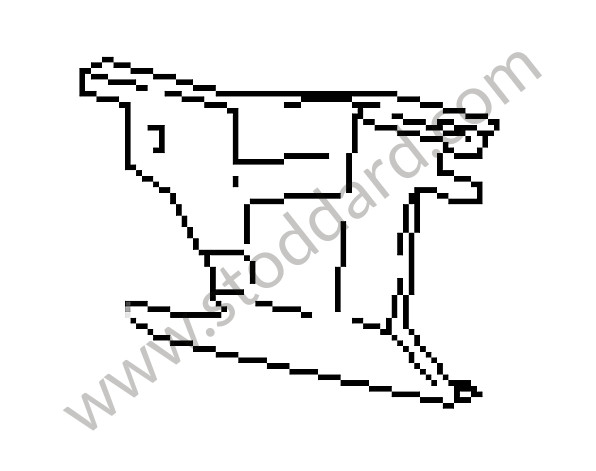 94450202101 - FIREWALL for Porsche 924S &bull; 1987 &bull; 924S 2.5 &bull; Coupe &bull; Manual Gearbox, 5 Speed