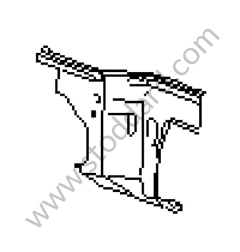 94450220203GRV - FIREWALL for Porsche 968 &bull; 1992 &bull; 968 &bull; Coupe &bull; Manual Gearbox, 6 Speed