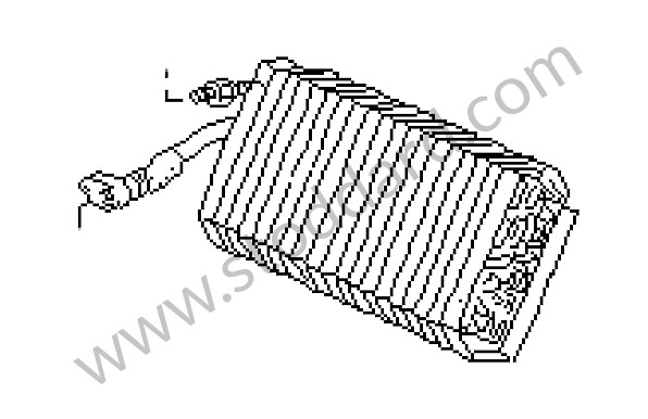 94457321102 - EVAPORATOR for Porsche 968 &bull; 1994 &bull; 968 &bull; Coupe &bull; Manual Gearbox, 6 Speed