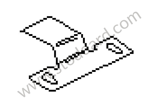 94463705100 - SUPPORT for Porsche 944 85-88 &bull; 1987 &bull; 944 Turbo &bull; Coupe &bull; Manual Gearbox, 5 Speed