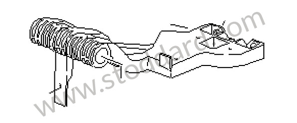94475007301 - SWIVEL FRAME for Porsche 968 &bull; 1992 &bull; 968 &bull; Cabrio &bull; Manual Gearbox, 6 Speed
