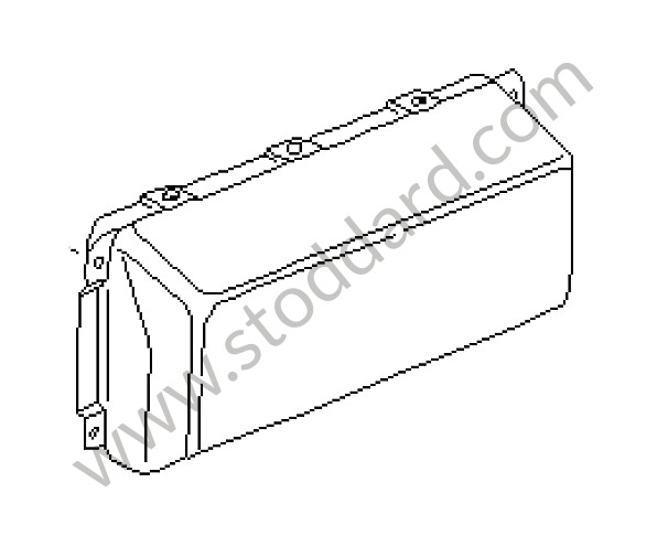 94480307102 - AIRBAG UNIT for Porsche 944 89-91 &bull; 1989 &bull; 944 2.7 &bull; Coupe &bull; Manual Gearbox, 5 Speed
