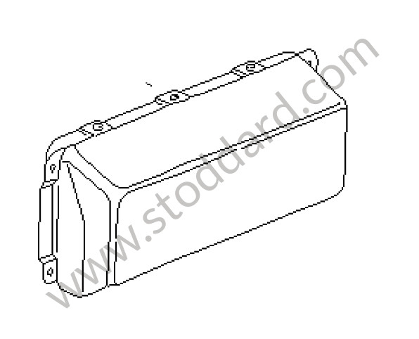 94480307102 - AIRBAG UNIT for Porsche 968 &bull; 1992 &bull; 968 &bull; Cabrio &bull; Automatic Gearbox