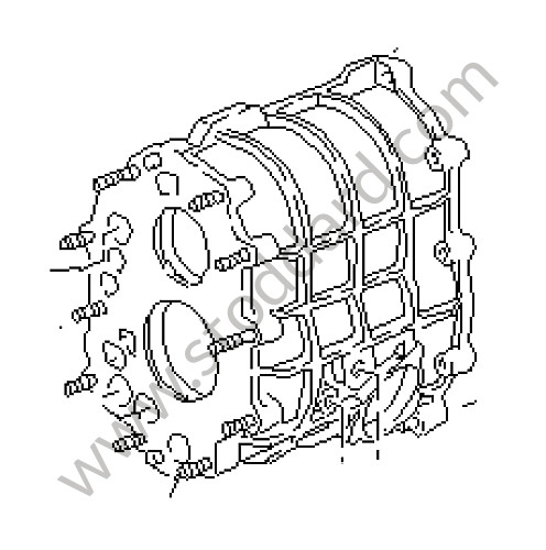 95030191103 - GEAR HOUSING for Porsche 911 87-89 &bull; 1989 &bull; 3.2 G50 &bull; Targa &bull; Manual Gearbox, 5 Speed