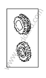 GEAR SET 3RD GEAR / 33/26 RATIO (95030290316)
