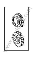 GEAR SET 4TH GEAR / 29/27 RATIO