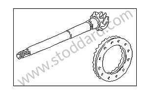 RING GEAR AND PINION SHAFT 31/9 RATIO (96430291183)
