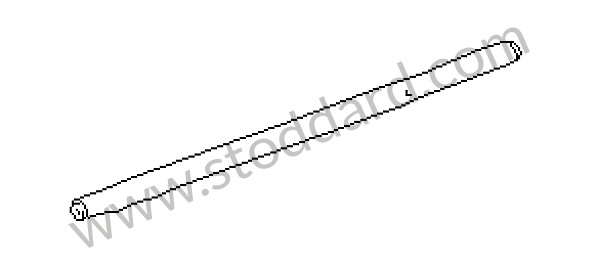 96430310906 - GEAR SHIFT ROD for Porsche 964 &bull; 1992 &bull; 964 Carrera 4 &bull; Targa &bull; Manual Gearbox, 5 Speed