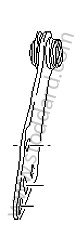 STRUT REAR LEFT (96433105981)