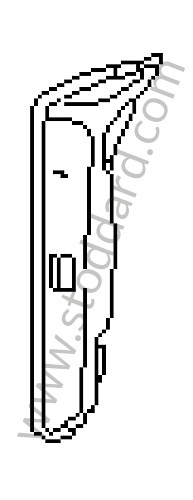 96450204041GRV - HINGE PILLAR for Porsche 964 &bull; 1993 &bull; 964 Carrera 2 &bull; Speedster &bull; Automatic Gearbox