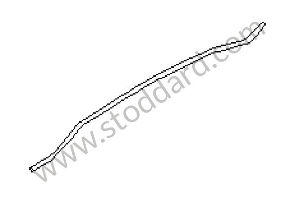 96450228301 - GUIDE TUBE for Porsche 964 &bull; 1992 &bull; 964 Carrera 2 &bull; Cabrio &bull; Automatic Gearbox