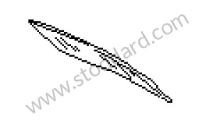 REAR WINDOW ASSEMBLY FOR VEHICLE WITH REAR WINDOW WIPER + THIRD BRAKE LIGHT