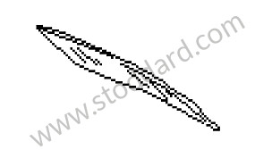 REAR WINDOW ASSEMBLY FOR VEHICLE WITH REAR WINDOW WIPER + THIRD BRAKE LIGHT (96454510707)