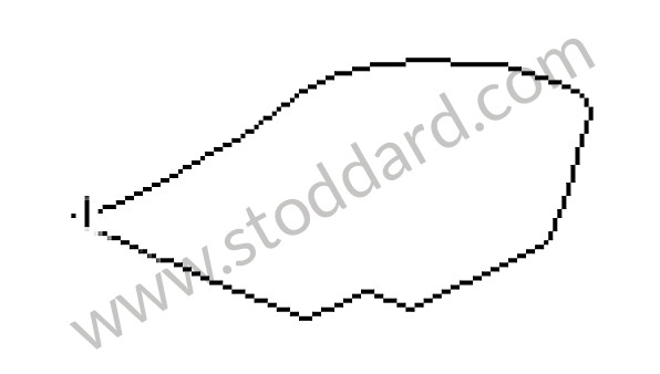 964551013003TE - CARPET for Porsche 993 &bull; 1994 &bull; 993 Carrera 2 &bull; Coupe &bull; Manual Gearbox, 6 Speed