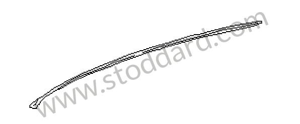964552411005XL - DEFROSTER TRIM for Porsche 993 &bull; 1996 &bull; 993 Carrera 2 &bull; Targa &bull; Automatic Gearbox