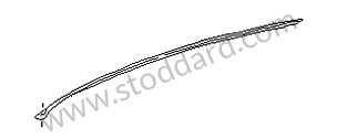 DEFROSTER TRIM Left-hand drive / navy blue / navy blue (8KM) (964552411008KM)