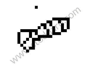 FASTENING SCREW OPTION: STARTER 1,7 KW (Option code: M198) (96460490100)