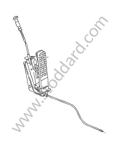 98642302508 - ACCELERATOR CONTROL for Porsche Boxster 986 97-04 &bull; 1998 &bull; Boxster 2.5 &bull; Cabrio &bull; Manual Gearbox, 5 Speed