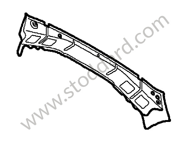 98650267301GRV - CROSS MEMBER for Porsche Boxster 987 09-12 &bull; 2012 &bull; Boxster 2.9 &bull; Cabrio &bull; Pdk Gearbox