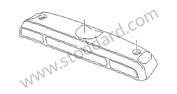 98655122300ENE - TRAY for Porsche Boxster 986 97-04 &bull; 1998 &bull; Boxster 2.5 &bull; Cabrio &bull; Manual Gearbox, 5 Speed