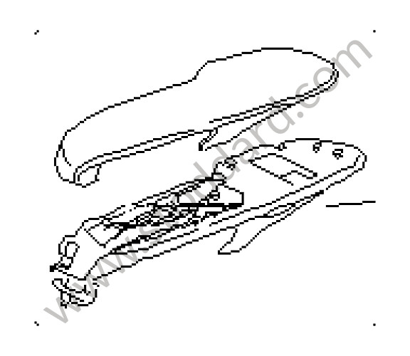 98655205502DHN - COVER for Porsche Boxster 986 97-04 &bull; 1999 &bull; Boxster 2.5 &bull; Cabrio &bull; Manual Gearbox, 5 Speed