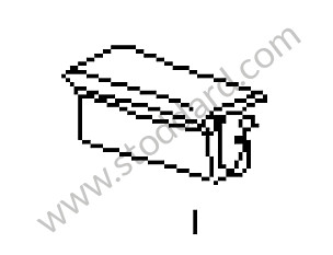 INSERT Left-hand drive / brown/natural / brown/natural (T12) / LEATHER / OPTION: REAR SECTION OF CENTRE CONSOLE IN LEATHER (Option code: IXMZ) (98655299701T12)