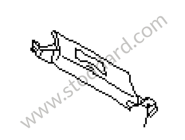 98655529100 - A-PILLAR for Porsche Boxster 987 05-08 &bull; 2005 &bull; Boxster 2.7 &bull; Cabrio &bull; Automatic Gearbox