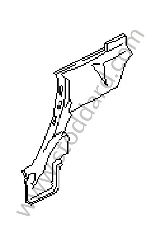 98655666302 - SOUND ABSORBER for Porsche Boxster 986 97-04 &bull; 2000 &bull; Boxster 2.7 &bull; Cabrio &bull; Automatic Gearbox