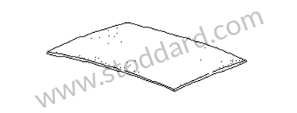 98656352300 - SOUND ABSORBER for Porsche Boxster 986 97-04 &bull; 2000 &bull; Boxster 2.7 &bull; Cabrio &bull; Automatic Gearbox