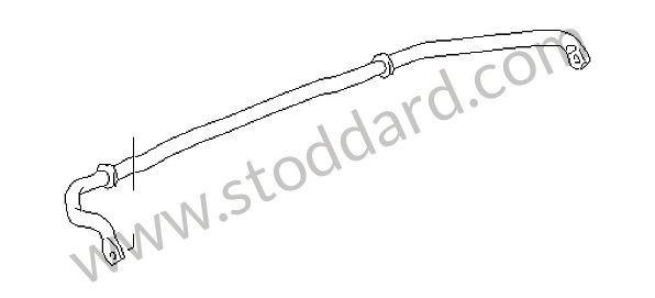 99334370704 - STABILISER for Porsche 993 &bull; 1994 &bull; 993 Carrera 2 &bull; Cabrio &bull; Automatic Gearbox